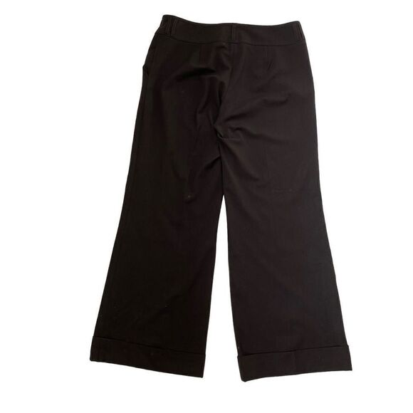 Tristan Woman’s Wool Trousers Brown Wide Leg Cuff Slacks SZ 12 - Picture 1 of 16
